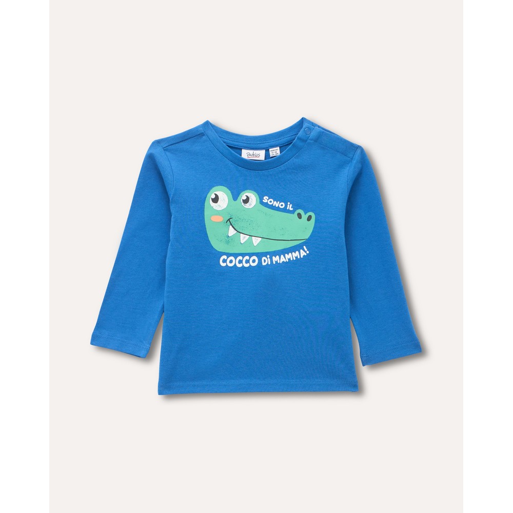BLUKIDS MAJICA DUG RUKAV STRONG BLUE
