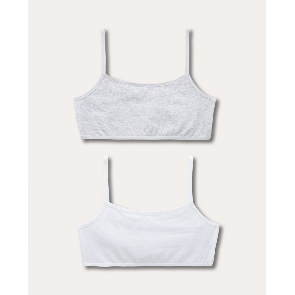 BLUKIDS TOP BRUSHALTER WHITE/GREY