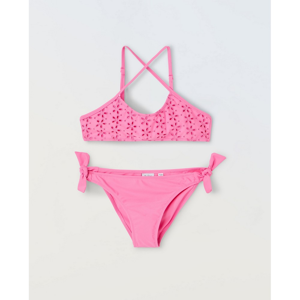 BLUKIDS KUPACI KOSTIM DVODELNI PINK