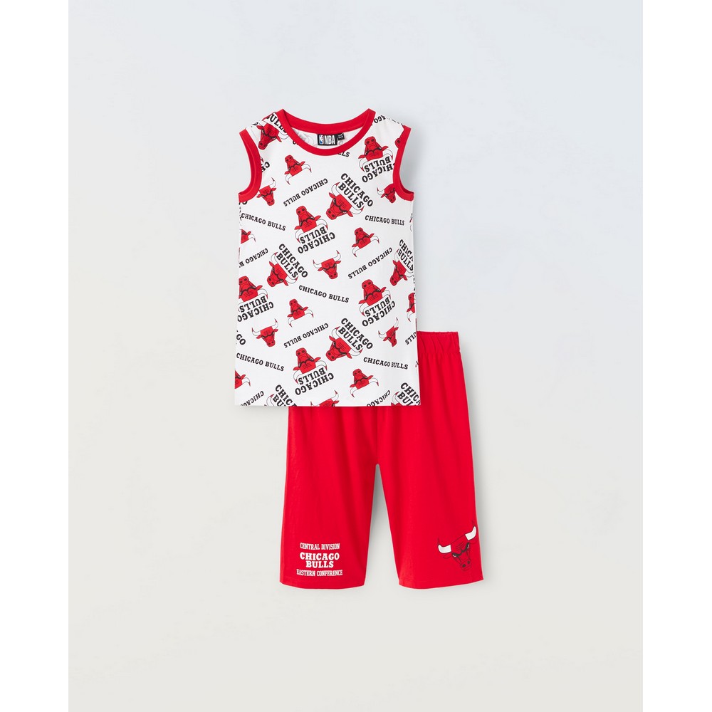 BLUKIDS PIDZAMA WHITE/RED