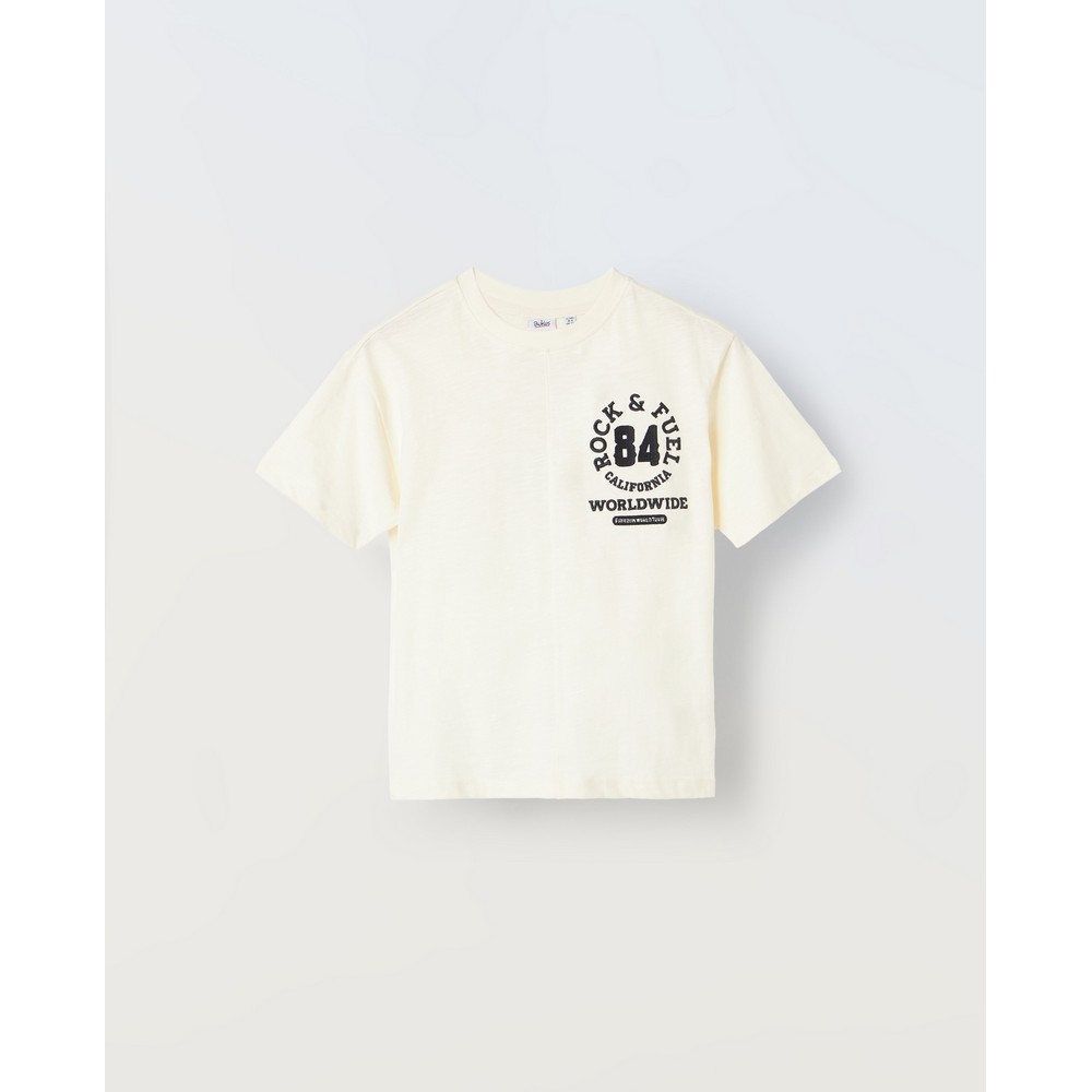 BLUKIDS MAJICA KRATAK RUKAV OFF WHITE