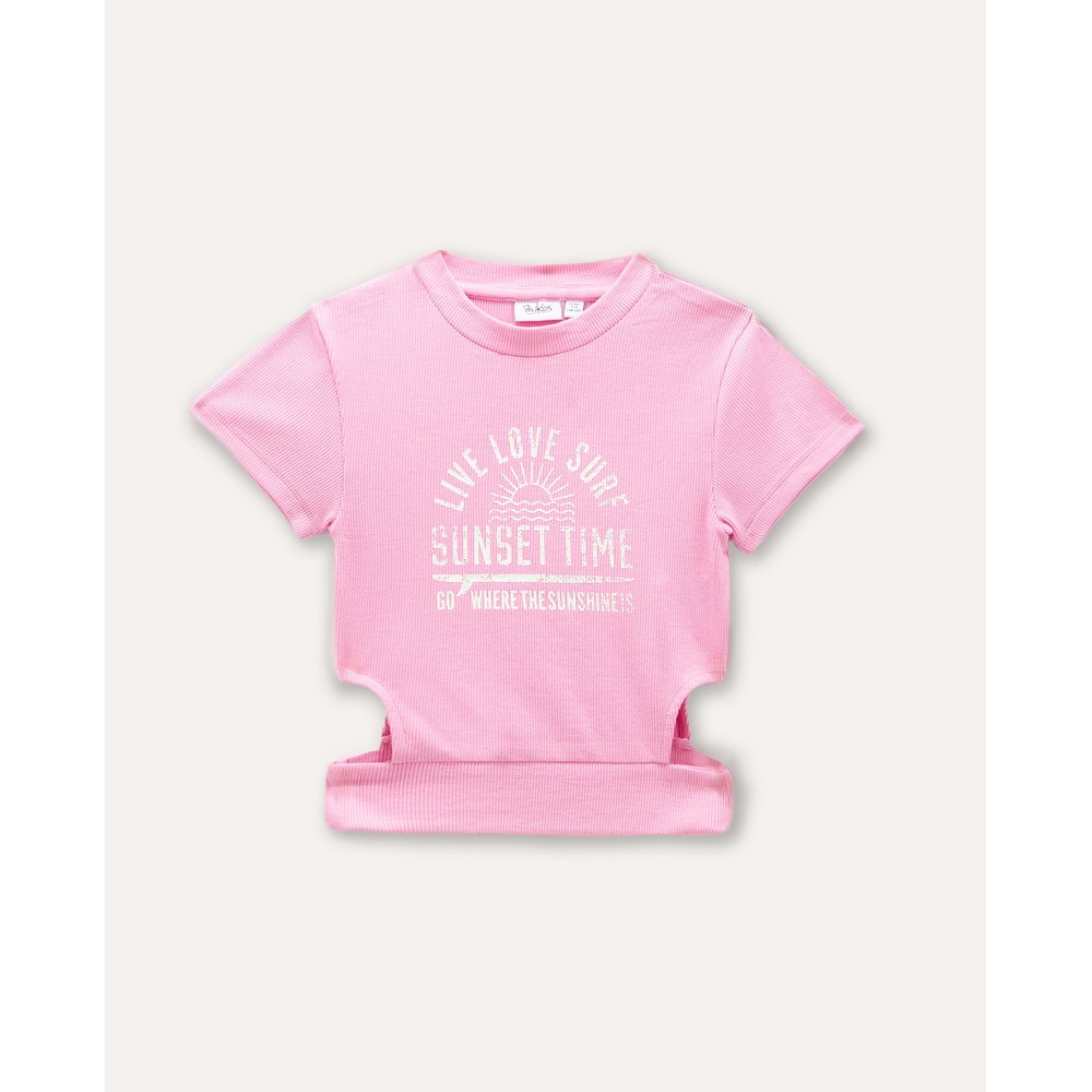 BLUKIDS MAJICA KRATAK RUKAV PINK