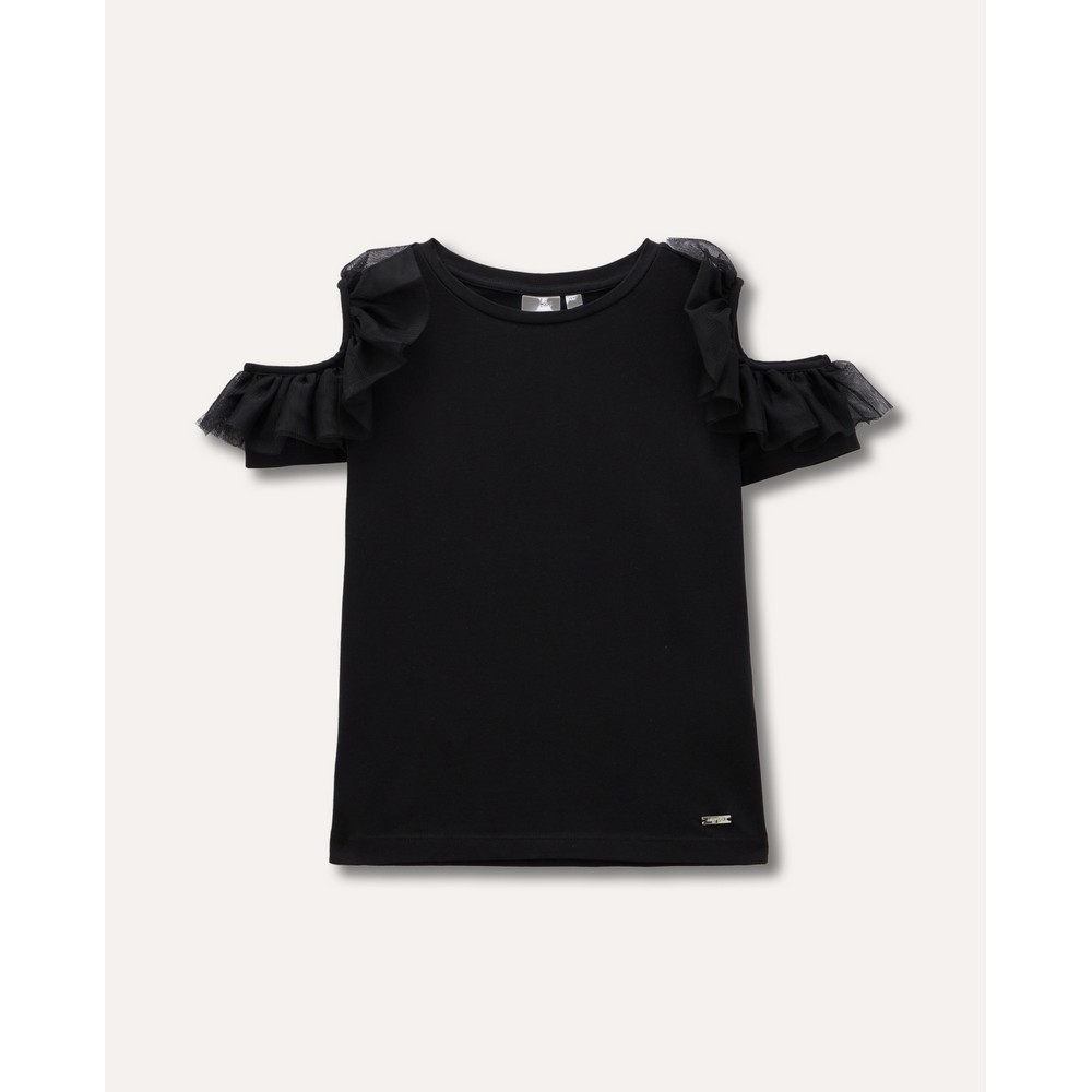 BLUKIDS MAJICA KRATAK RUKAV BLACK