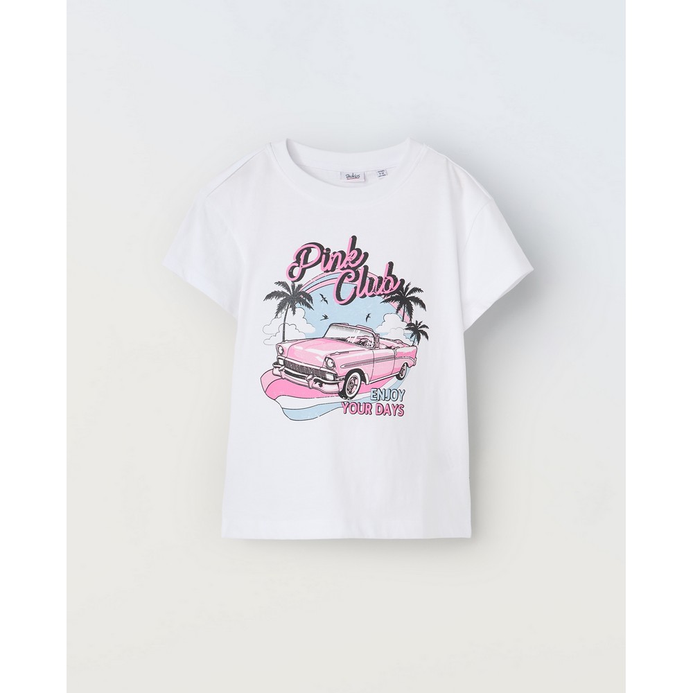 BLUKIDS MAJICA KRATAK RUKAV OPTICAL WHITE