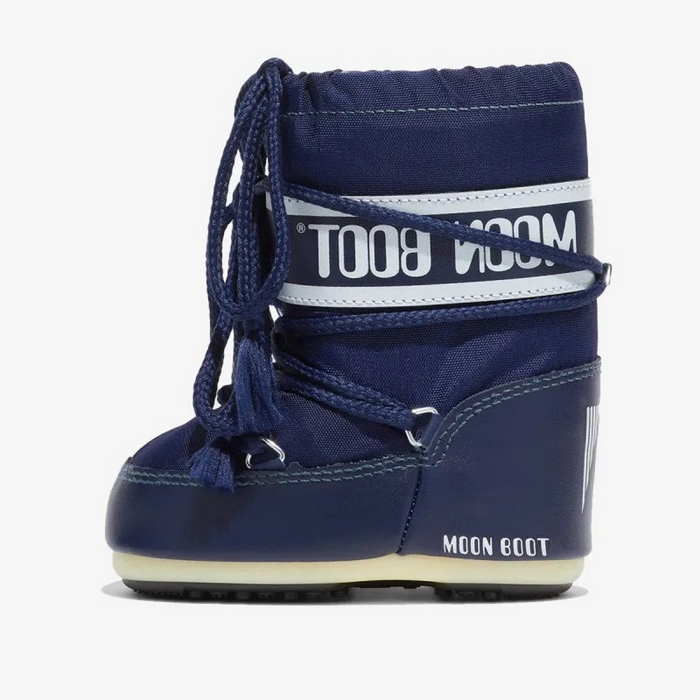 MOON BOOT CIZME ICON MINI NYLON BLUE 