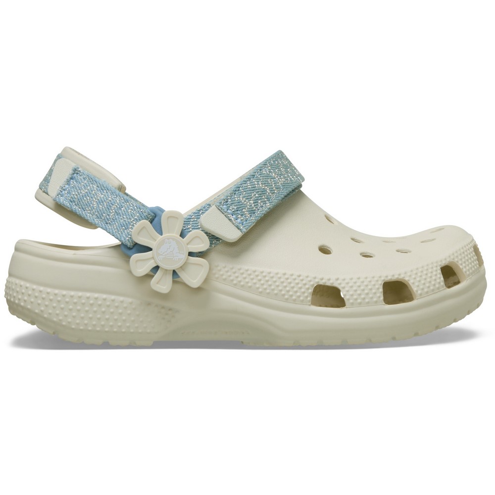 CROCS KLOMPE CLASSIC DNM FLWR ADJ BACKSTRAP K 
