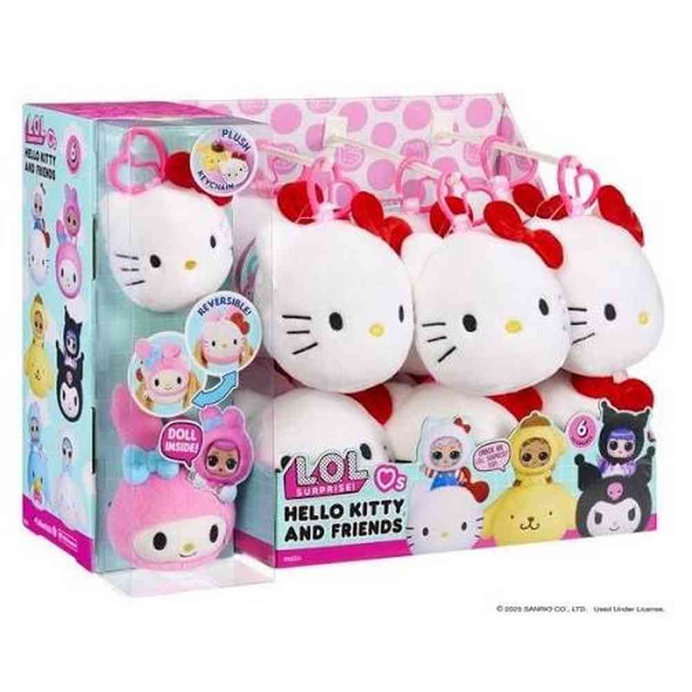 LOL IZNENADJENJE HELLO KITTY PLISANA IGRACKA 40 CM ASORTIMAN 