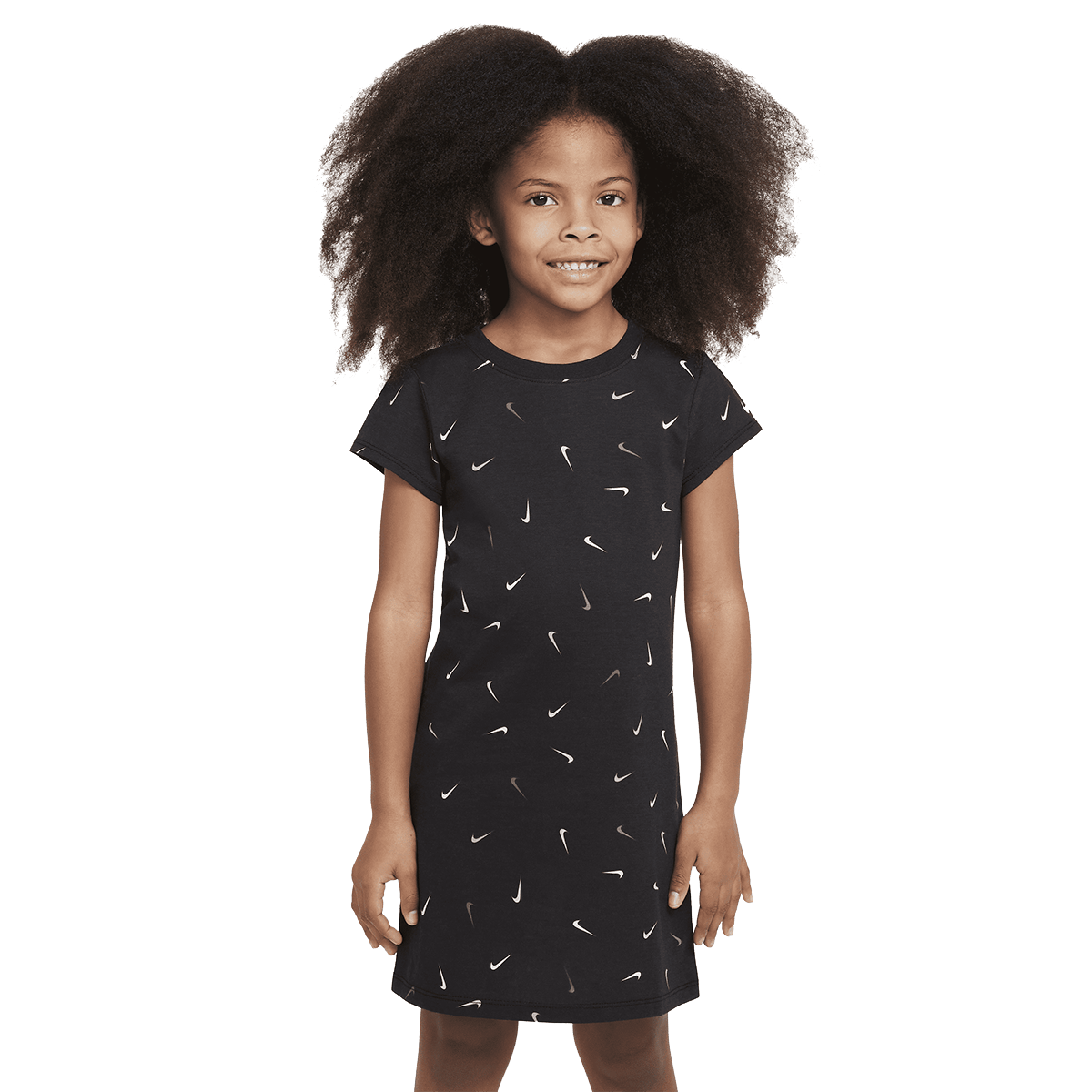NIKE HADDAD HALJINA NKG SWOOSH PRINTED TEE DRESS