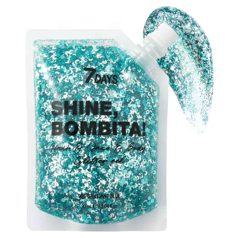 7DAYS SHINE GLITTER BLUE 