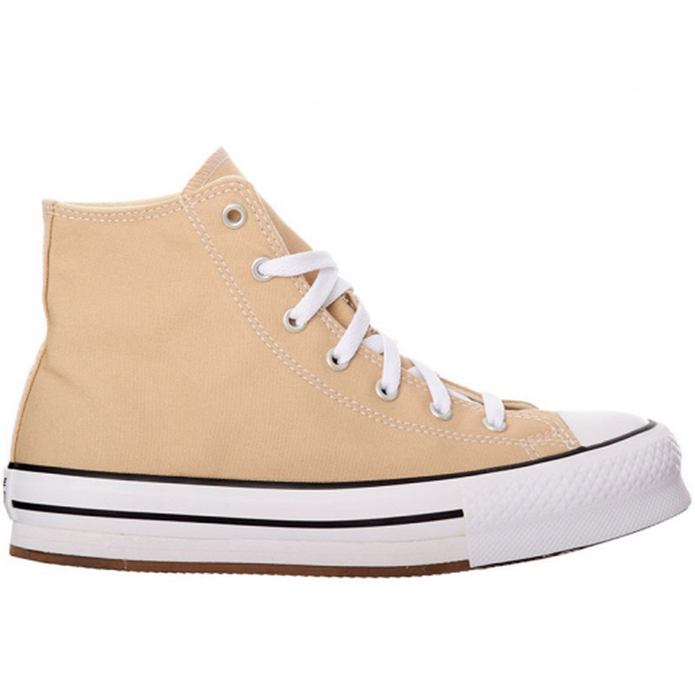 CONVERSE PATIKE CHUCK TAYLOR ALL STAR LIFT PLATFORM - NUTTY GRANOLA/WHITE/BLACK 