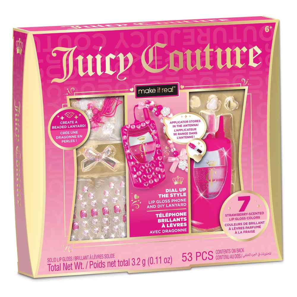 MAKE IT REAL JUICY COUTURE SJAJ ZA USNE MOBILNI TELEFON I URADI SAM NARUKVICU ZA