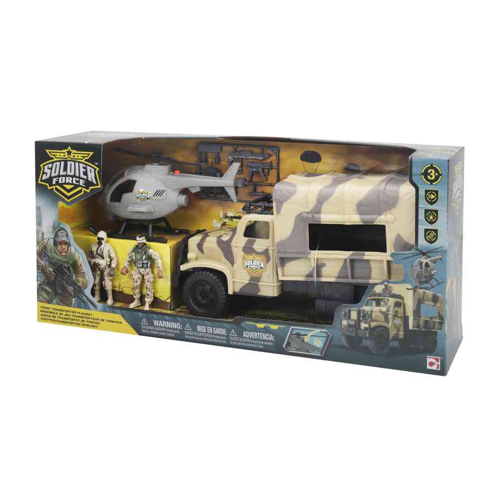 CHAP MAI SOLDIER FORCE KAMION TRANSPORTER PLAYSET