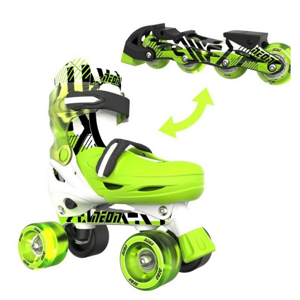 YVOLUTION NEON COMBO ROLERI (VELICINA 30-33) GOTEKI ZELENA 