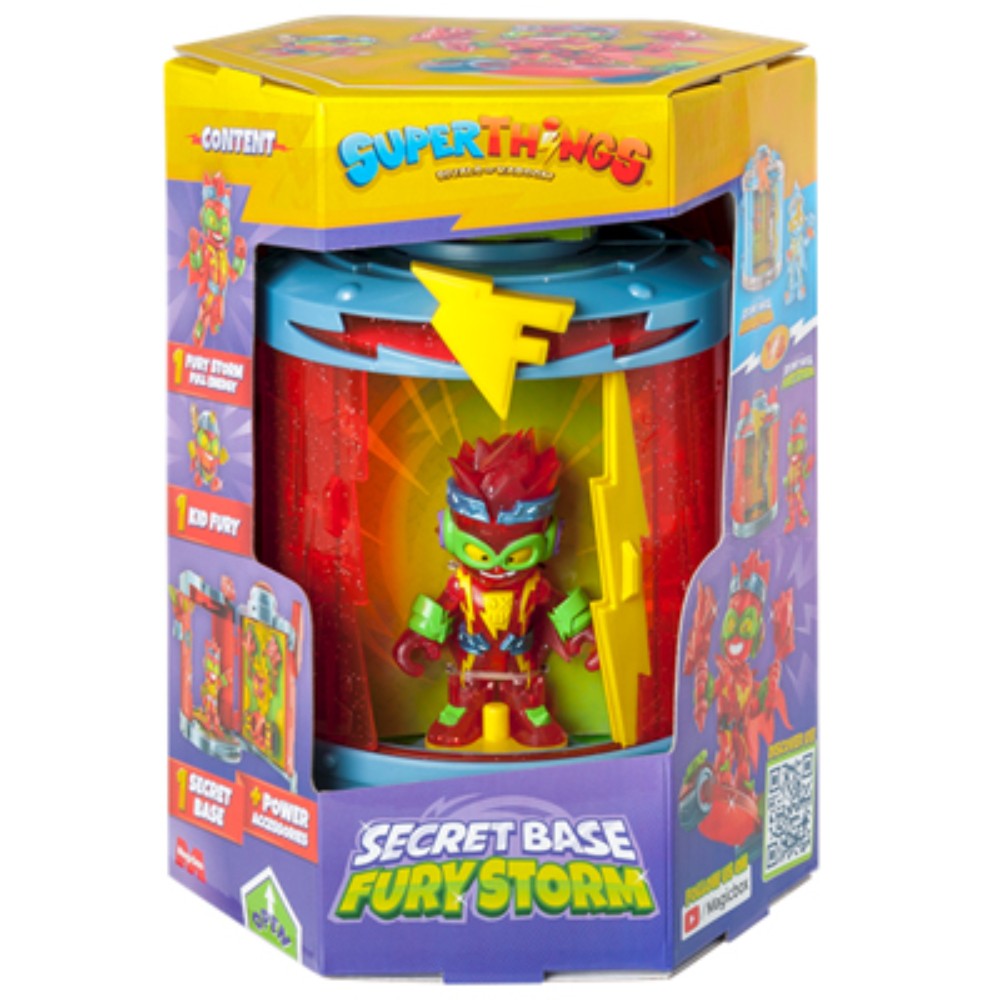 SUPERTHINGS S PLAY SET 1X 6 SECRET BASE FURY STORM 