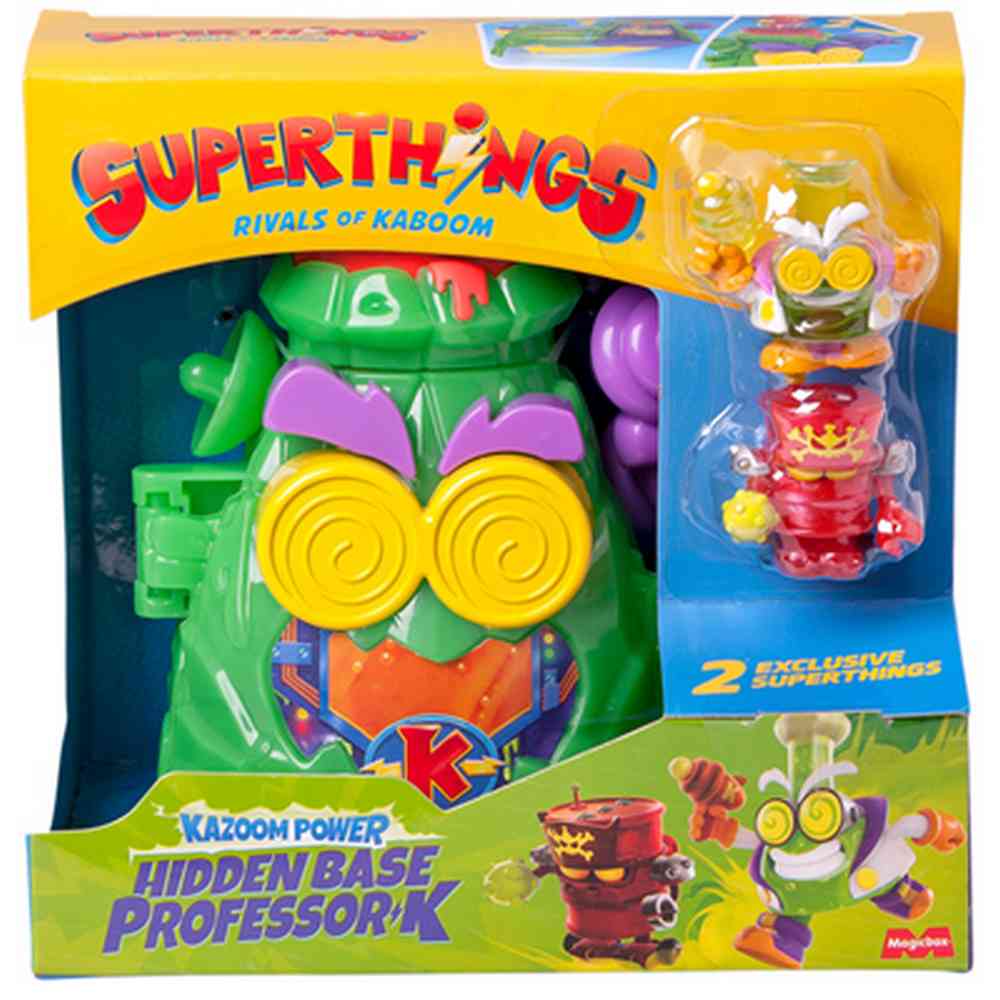 SUPETTHINGS S - PLAYSET 1X12 HIDDEN BASE-PROFESOR K 
