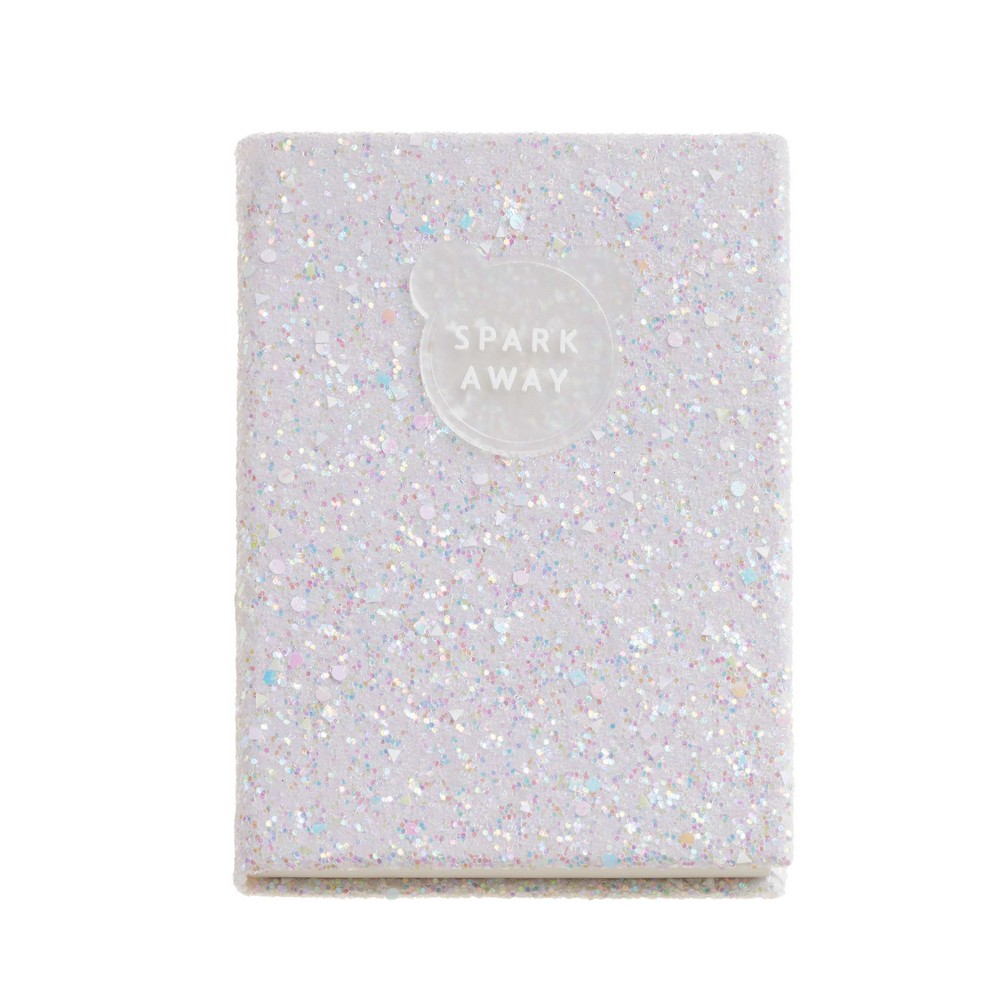 BACK2FUN GLITTER NOTES WHITE 