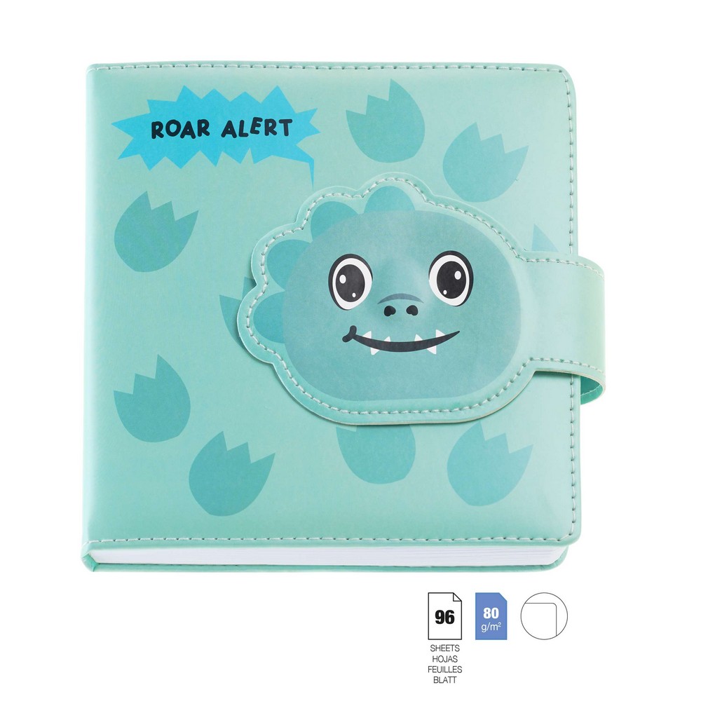 BACK2FUN NOTES PADDED MAGNET DINO 