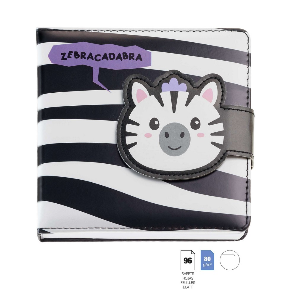 BACK2FUN NOTES PADDED MAGNET ZEBBY 
