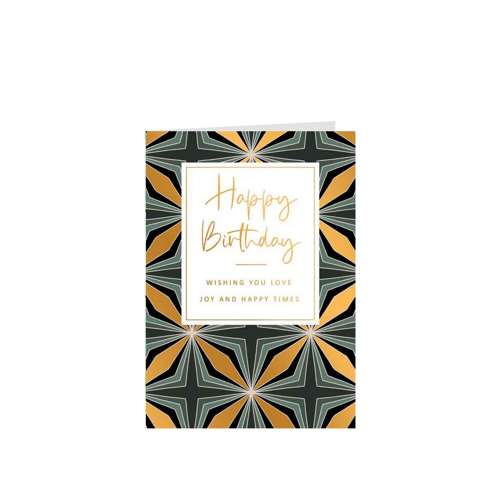 CESTITKA GOLD RUSH HAPPY BIRTHDAY WISHING YOU LOVE, JOY AND HAPPY TIMES