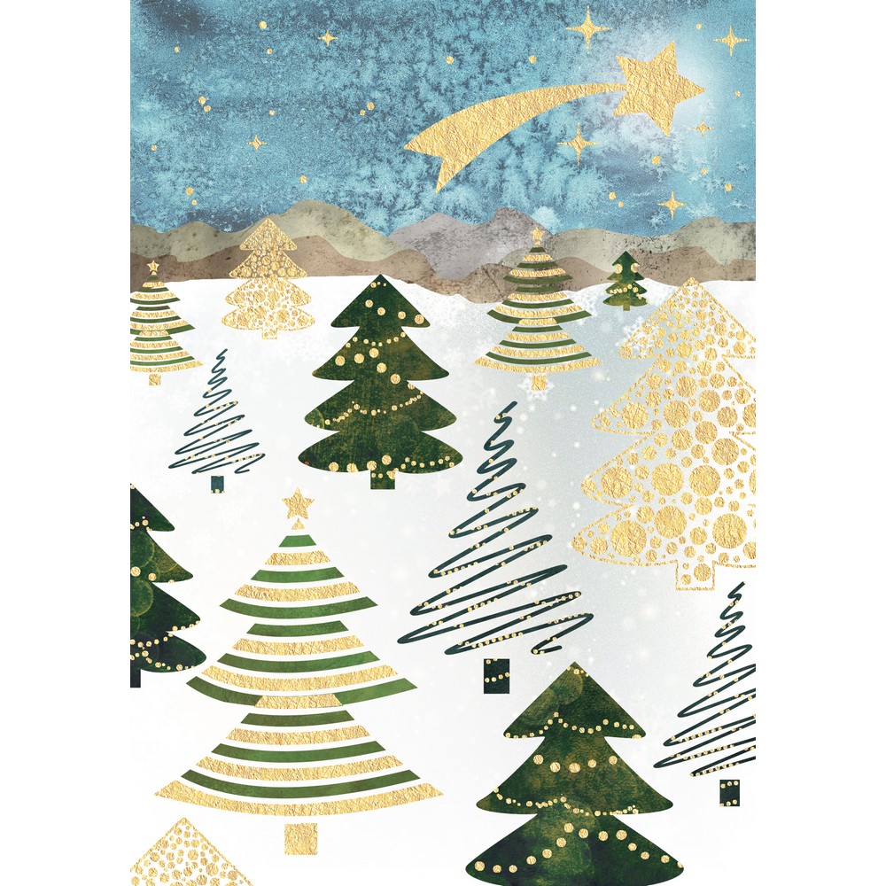 CESTITKA FESTIVE NOVA GODINA JELKE
