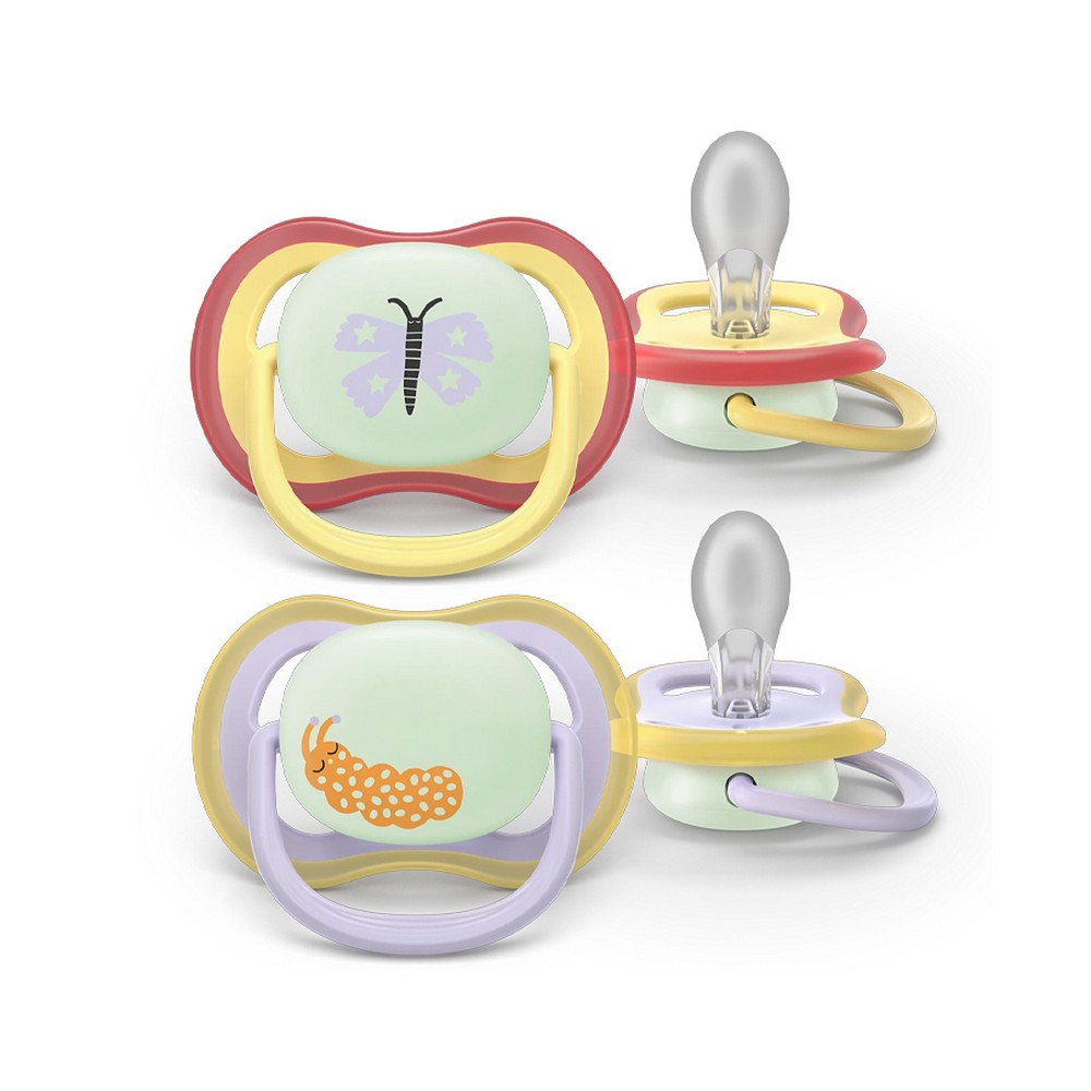 AVENT VARALICA STHR ULTRA AIR NOCNA 6-18M BUTTERFLY/CATERPILLAR 2KOM 