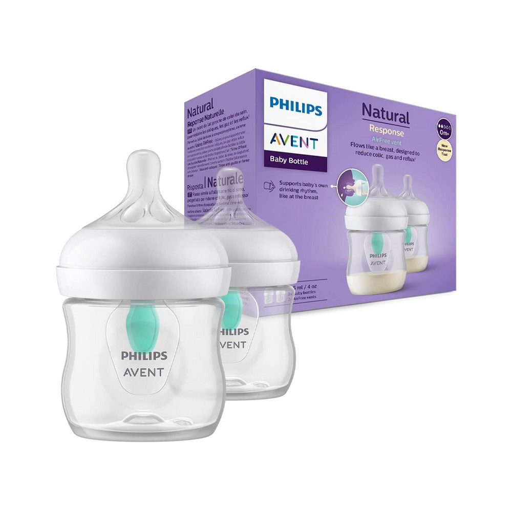 AVENT PLASTIČNA FLAŠICA NATURAL ANTIKOLIK RESPONSE 2KOM 125ML 