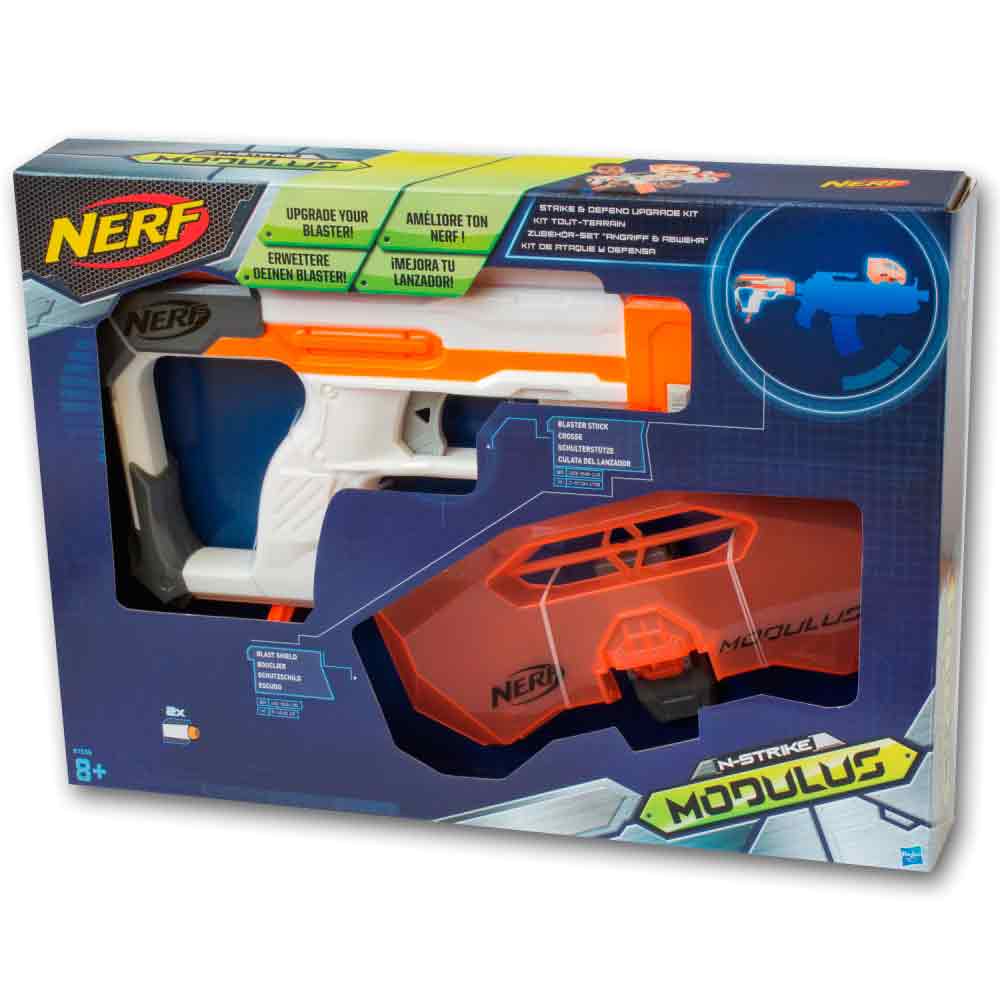 NERF SET MODULUS STRIKE N DEFEND 