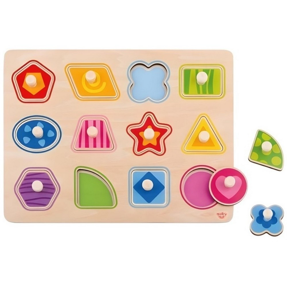 TOOKY DRVENE PUZZLE OBLICI 