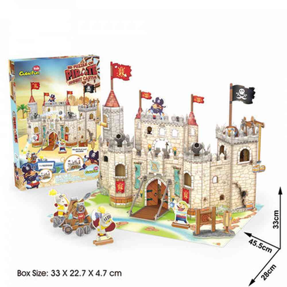 CUBICFUN PUZZLE PIRATE CASTLE P833h 