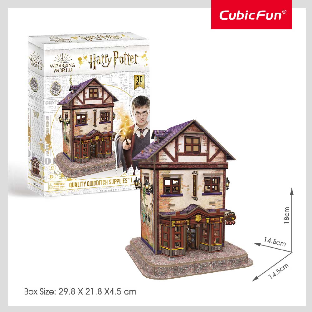 CUBICFUN PUZZLE HARRY POTTER DIAGON ALLEY - QUALITY QUIDDITCH SUPPLIES DS1008h 