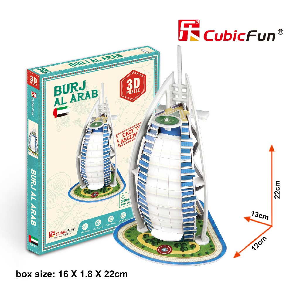 CUBICFUN PUZZLE BURJ AL ARAB S3007h