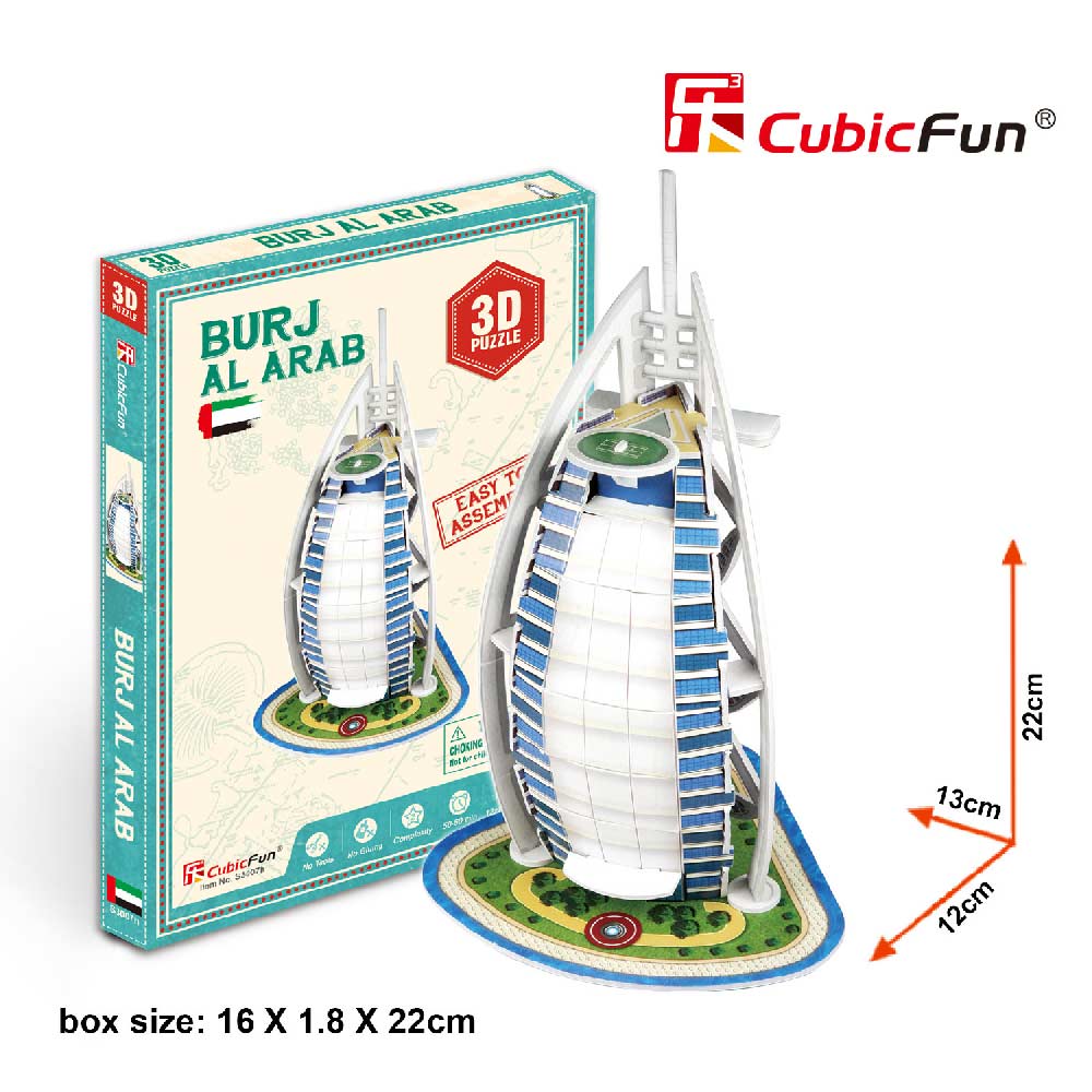 CUBICFUN PUZZLE BURJ AL ARAB S3007h 