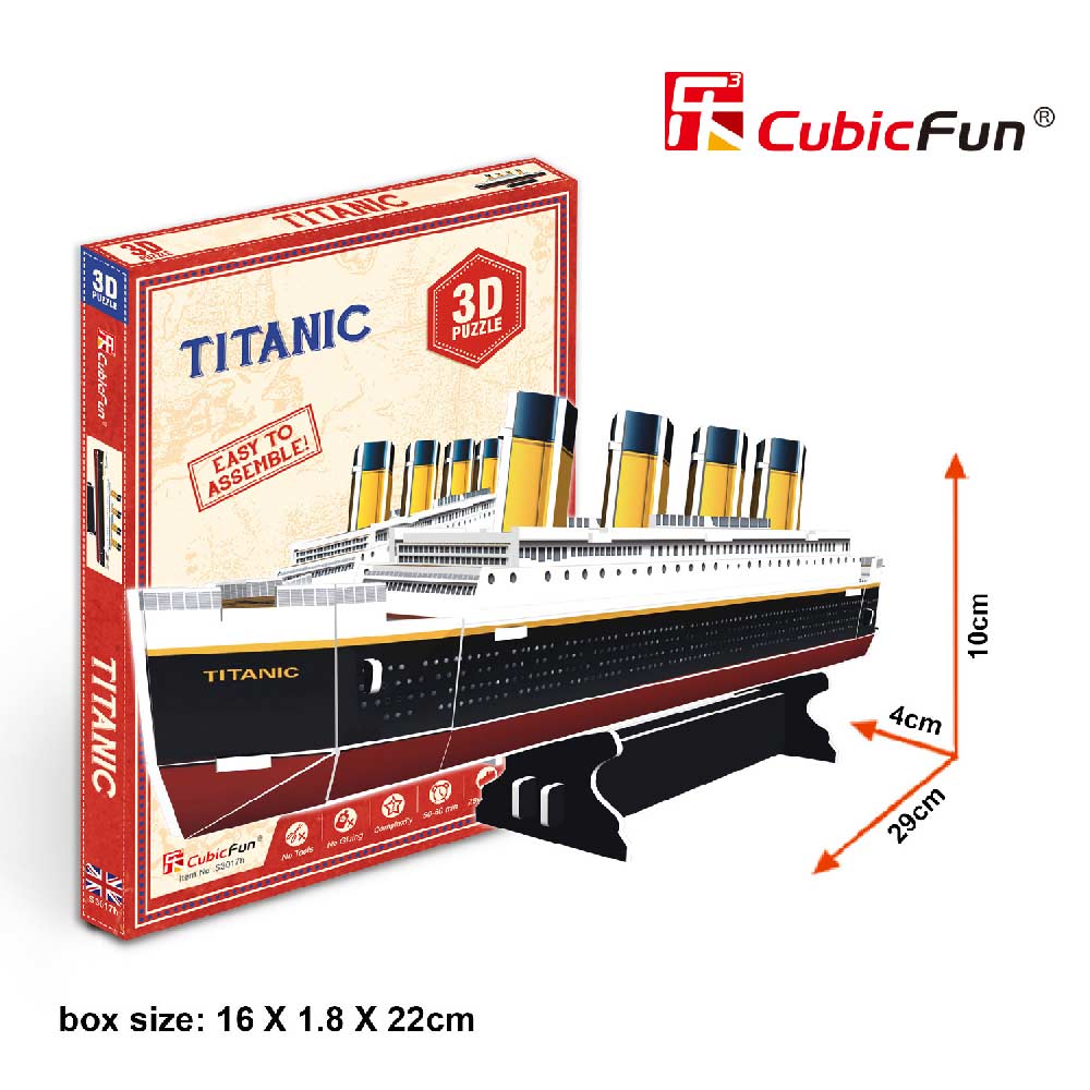 CUBICFUN PUZZLE TITANIC S3017h