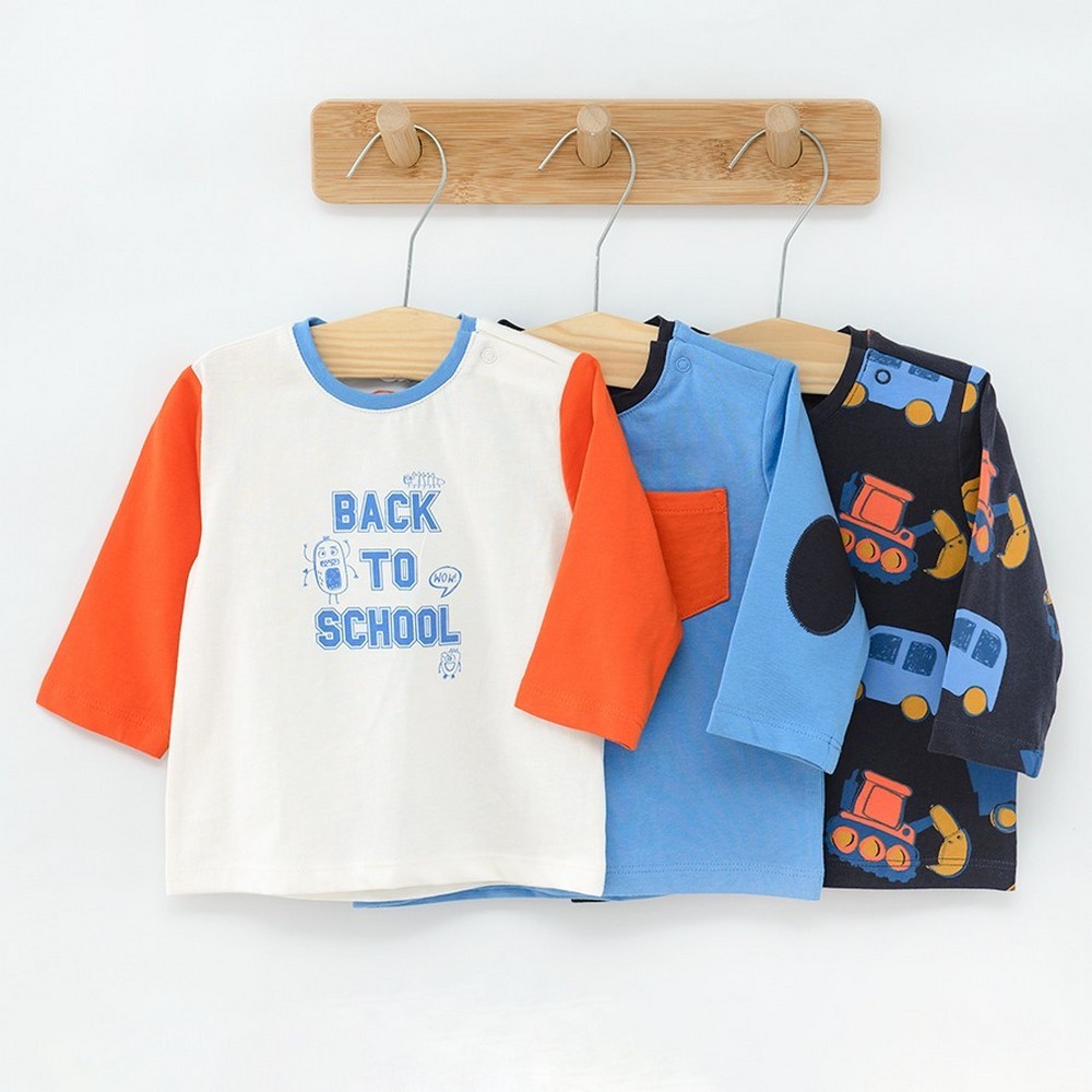 COOL CLUB MAJICA DUG RUKAV 3KOM 1-COOL SCHOOL