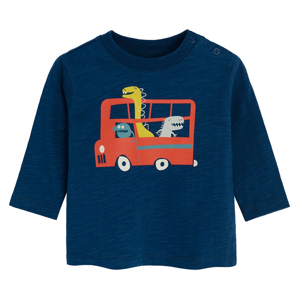 COOL CLUB MAJICA DUG RUKAV NAVY BLUE