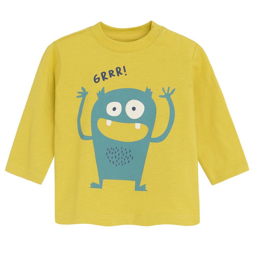 COOL CLUB MAJICA DUG RUKAV YELLOW
