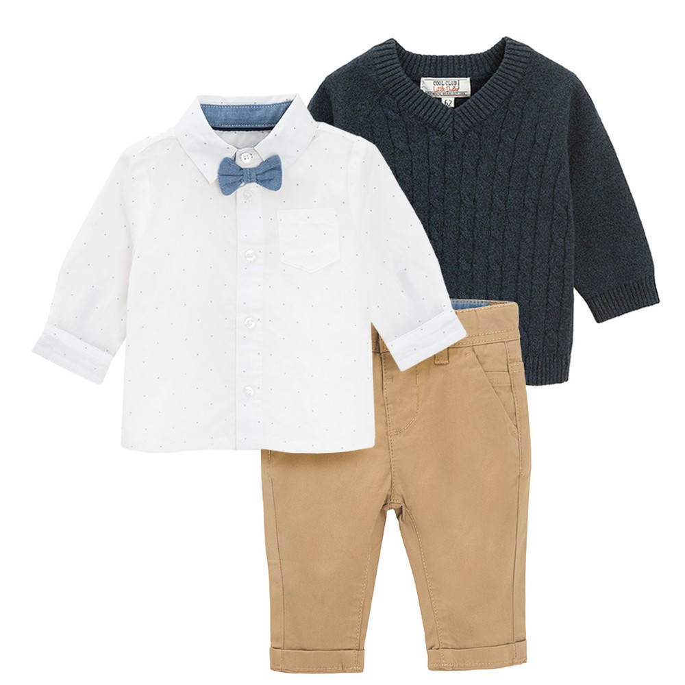 COOL CLUB KOSULJA, PANTALONE I DZEMPER MIX