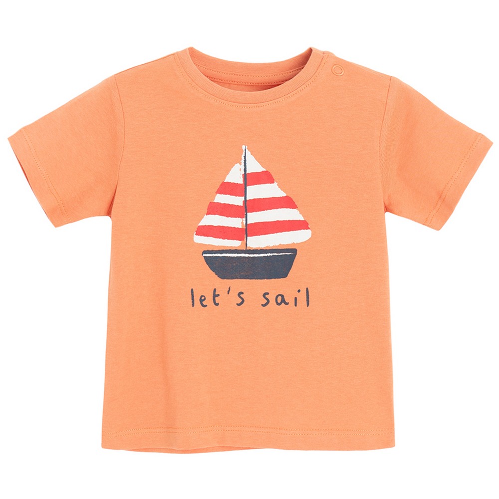 COOL CLUB MAJICA KRATAK RUKAV ORANGE MARITIME