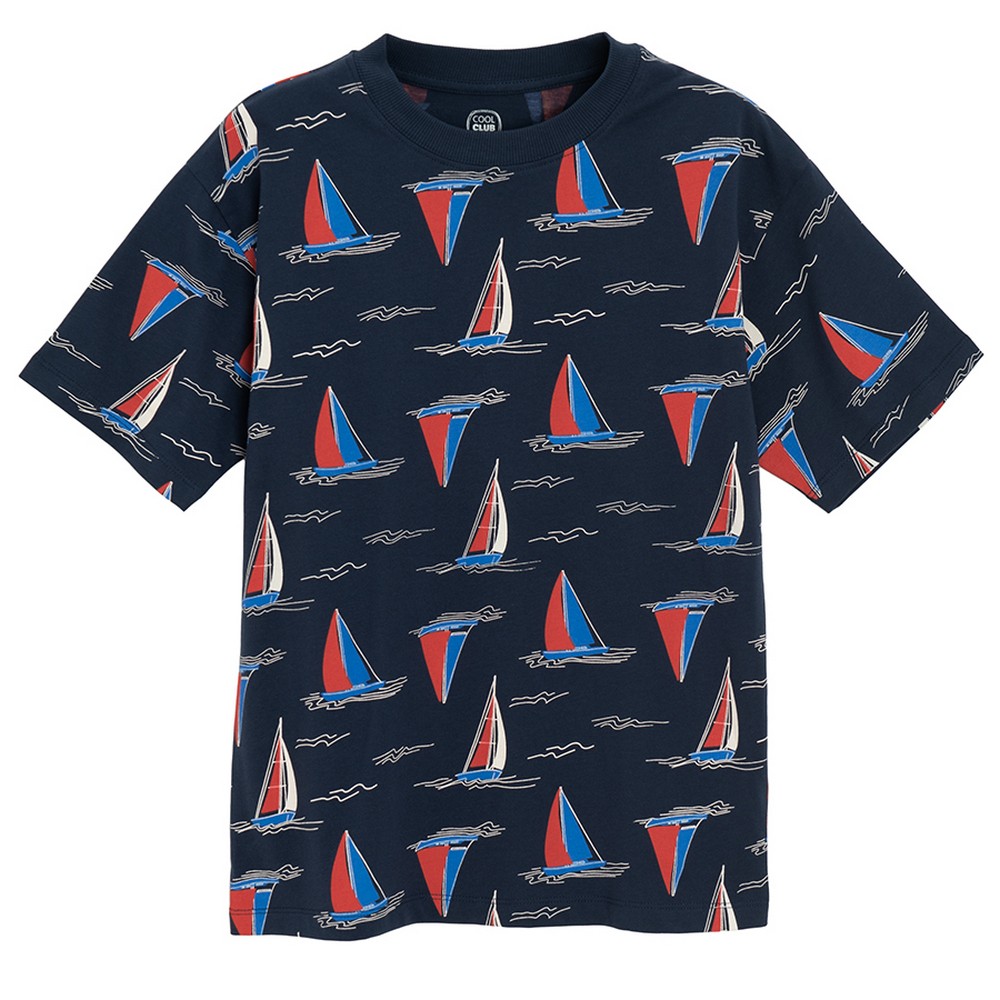 COOL CLUB MAJICA KRATAK RUKAV NAVY BLUE MARITIME