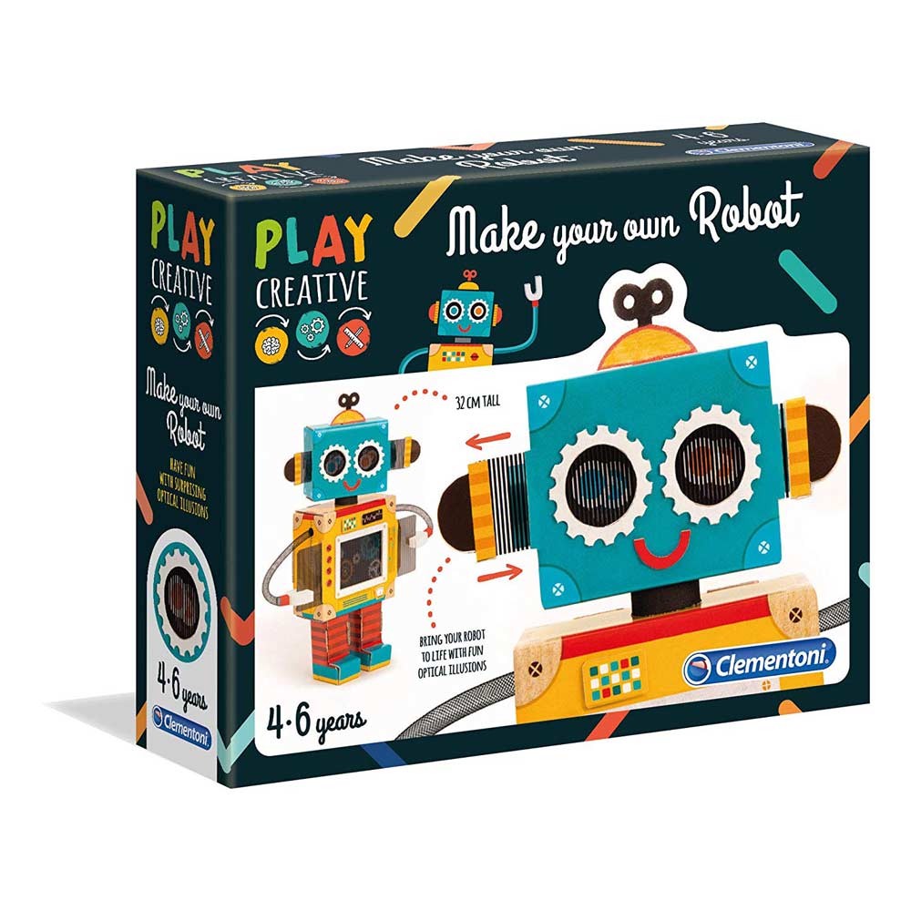 CLEMENTONI PLAY CREATIVE ROBOT SET 