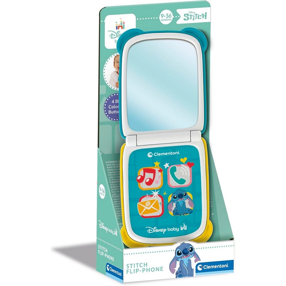 CLEMENTONI STITCH FLIP PHONE 