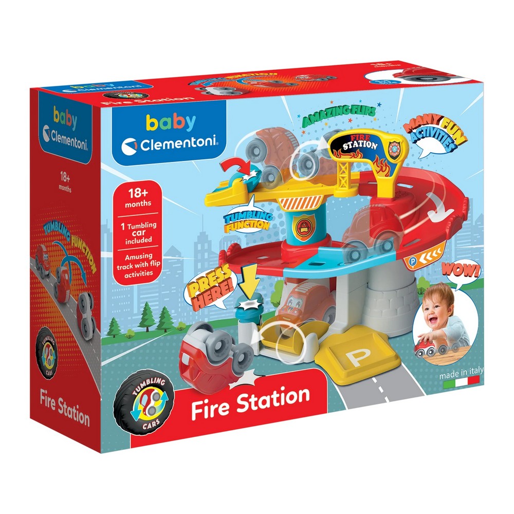 CLEMENTONI BABY TUMBLING CAR NEW GARAGE 
