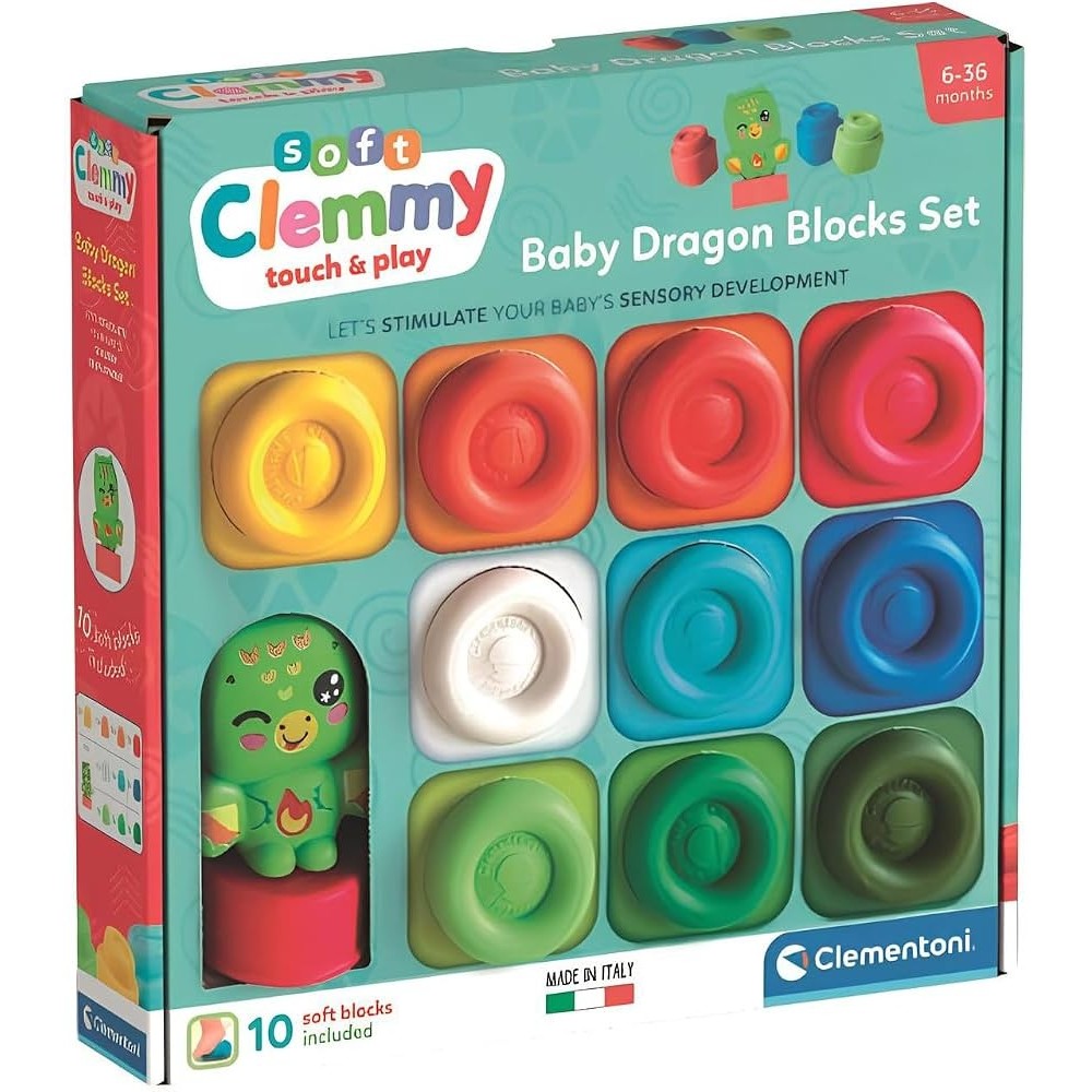 CLEMENTONI CLEMMY ZMAJ KOCKICE 10 KOM 