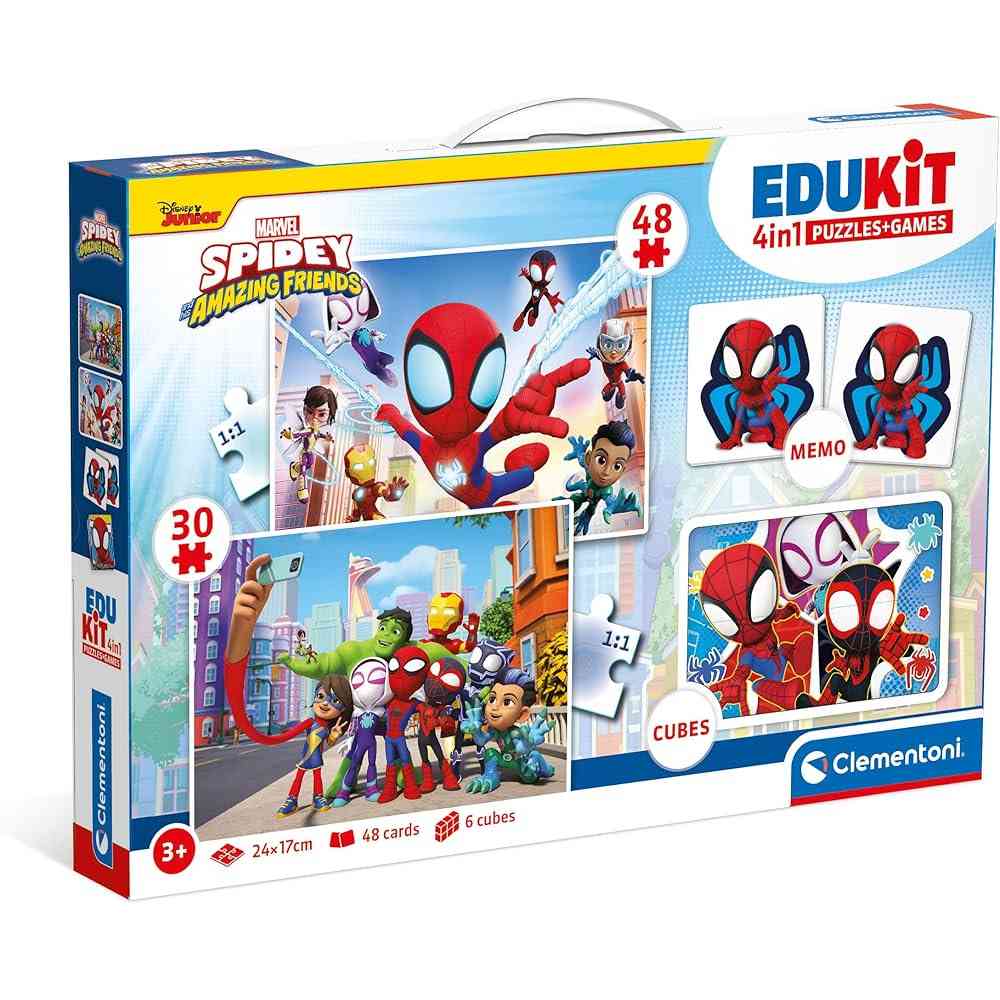 CLEMENTONI EDUKATIVNI SET 4IN1 SPIDEY AND HIS AMAZING FRIEN