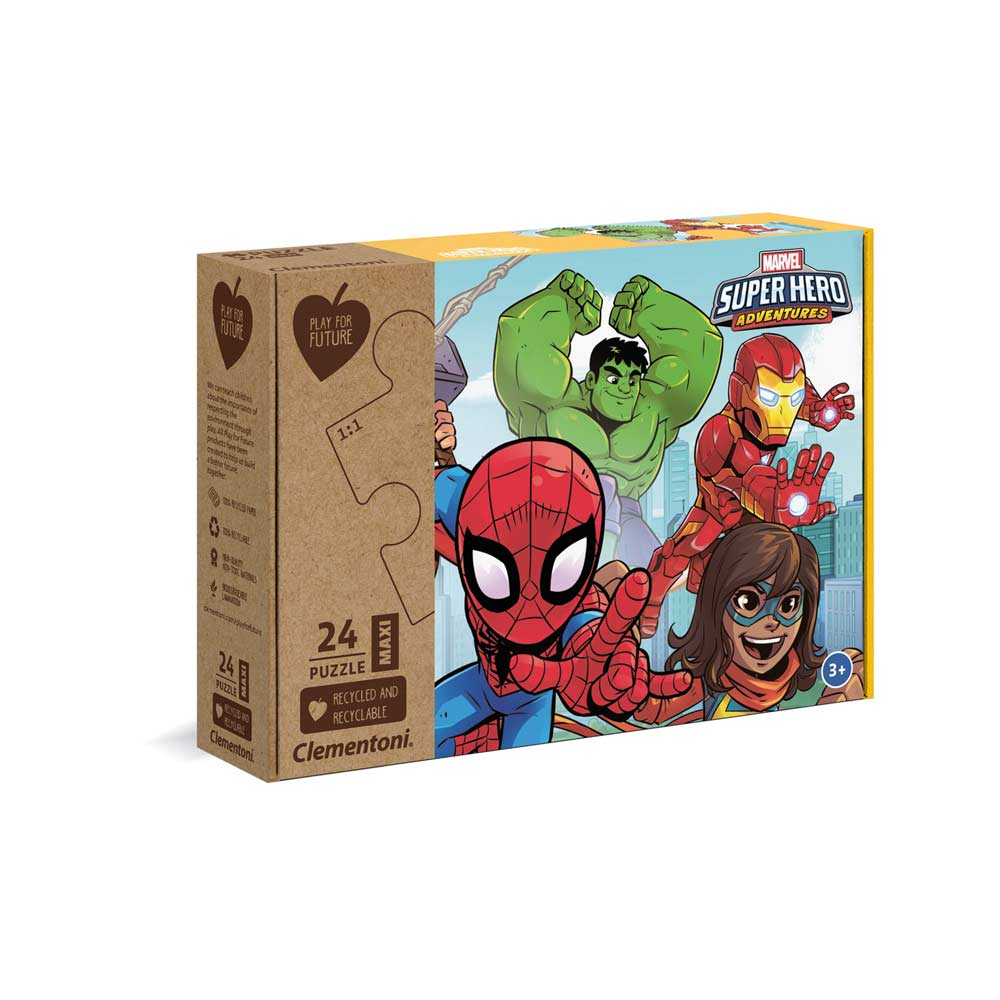 CLEMENTONI PUZZLE 24 MAXI PFF - MARVEL SUPERHERO 2020 