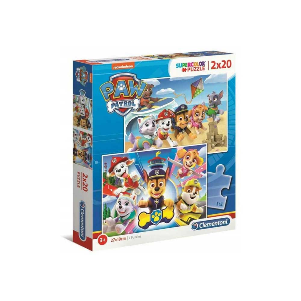 CLEMENTONI PUZZLE 2X20 PAW PATROL 