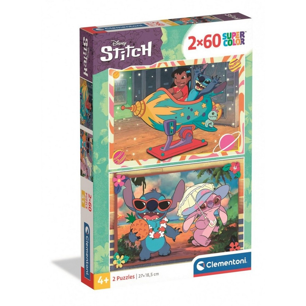 CLEMENTONI PUZZLE 2X60 STITCH 2025 
