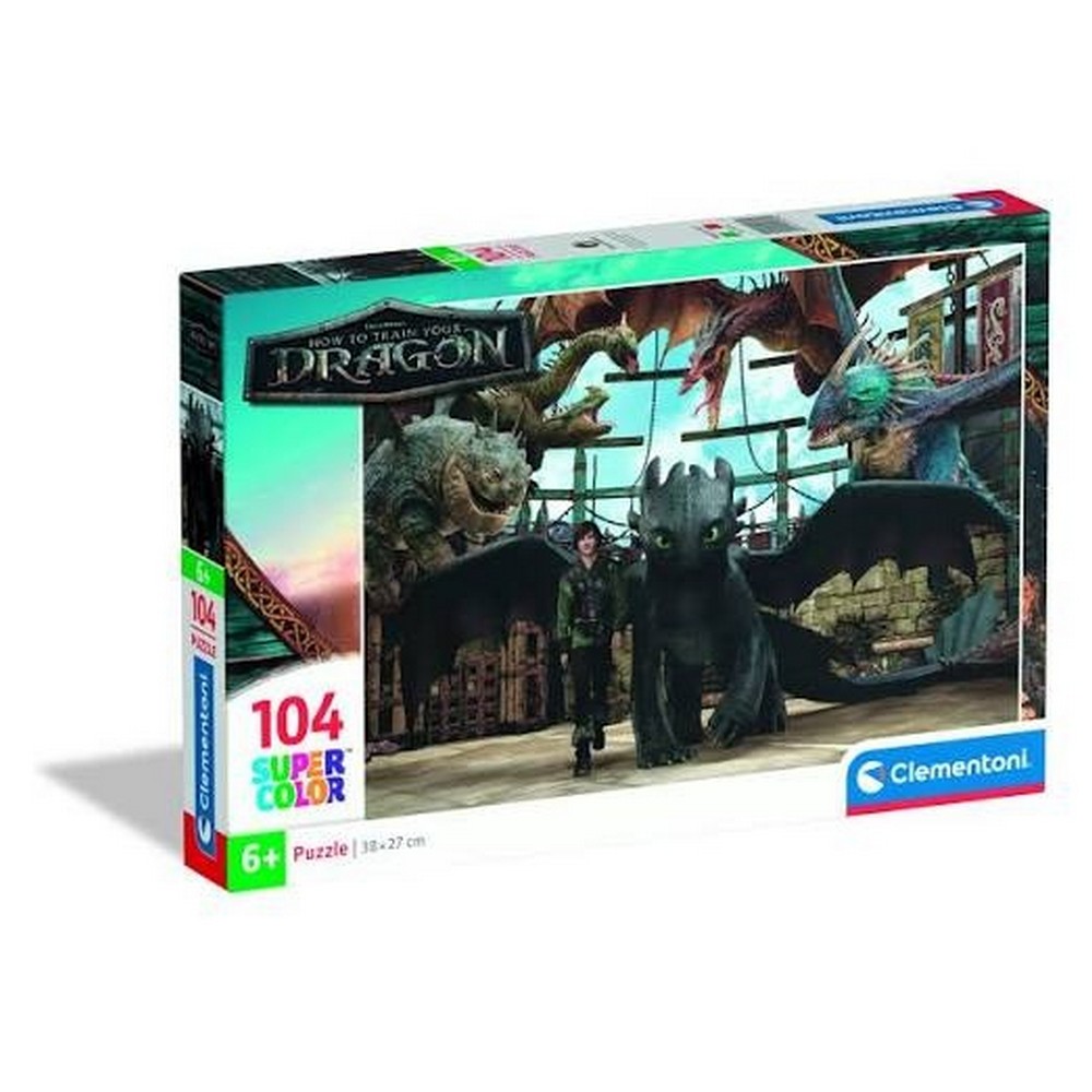 CLEMENTONI PUZZLE 104  HOW TO TRAIN YOUR DRAGON 2025 