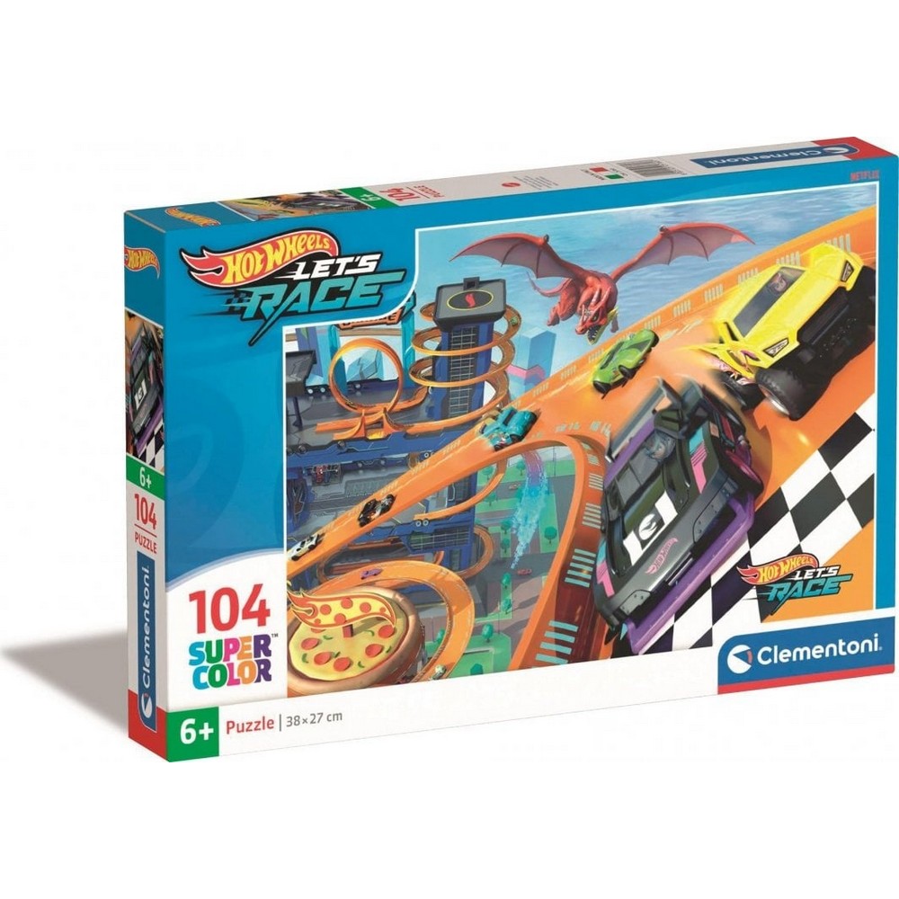 CLEMENTONI PUZZLE HOTWHEELS 