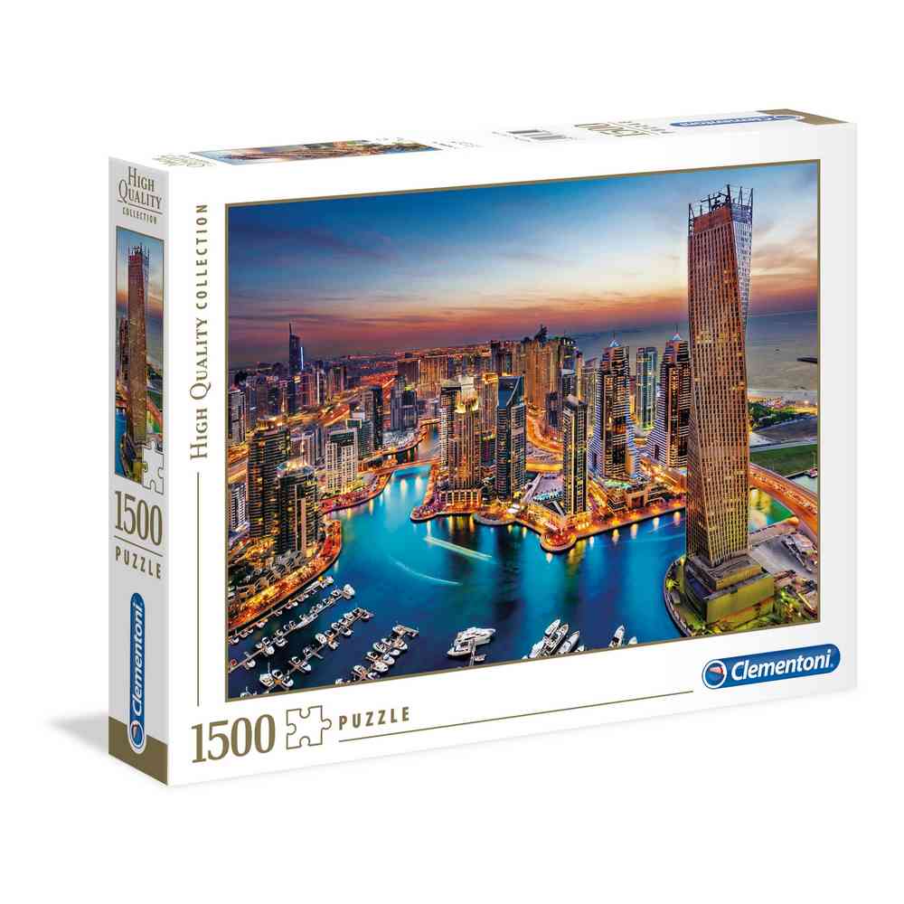 CLEMENTONI PUZZLE 1500 DUBAI MARINA 